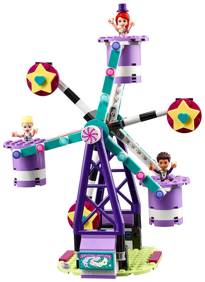 Фотографии LEGO Friends 41689 Волшебное колесо обозрения и горка