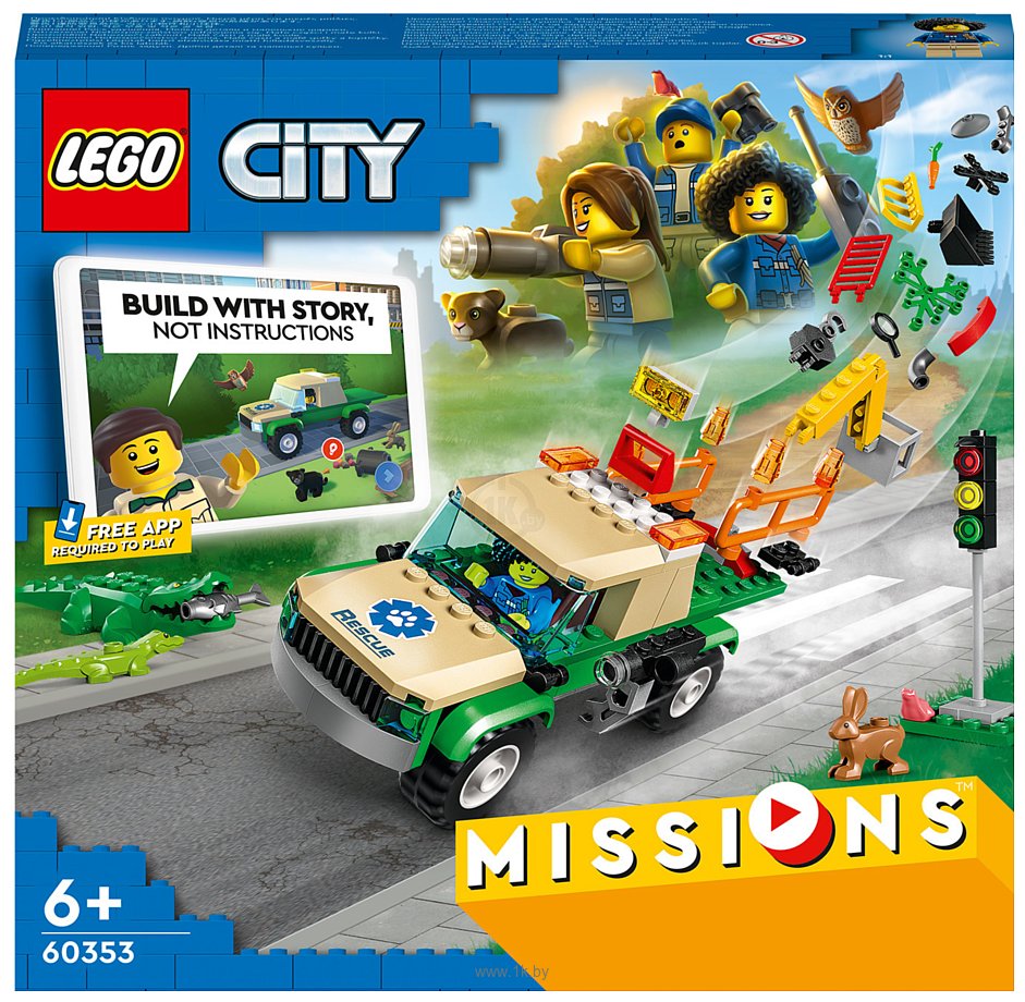 Фотографии LEGO City 60353 Миссии по спасению диких животных