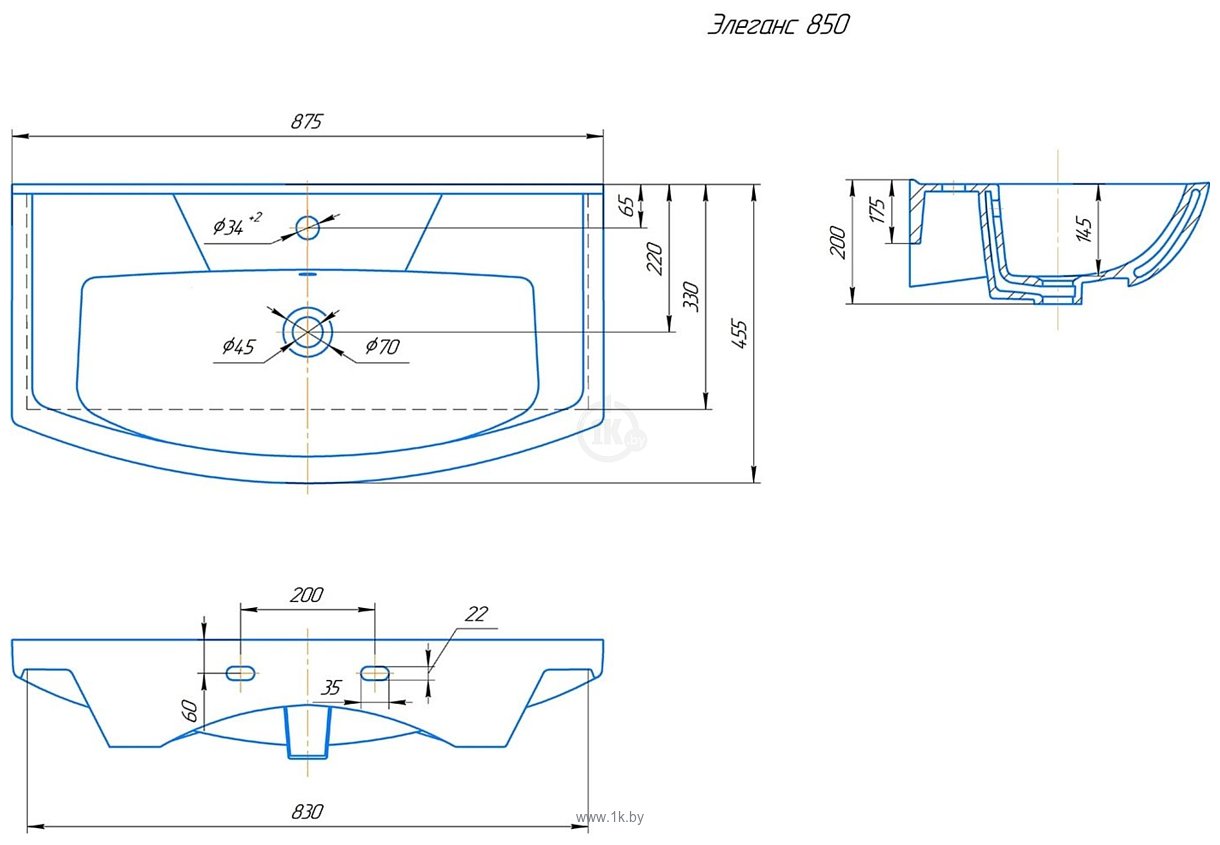 Фотографии Aqwella  Rodos ROD01081
