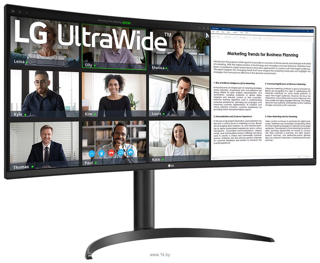 Фотографии LG UltraWide 34WR55QK-B