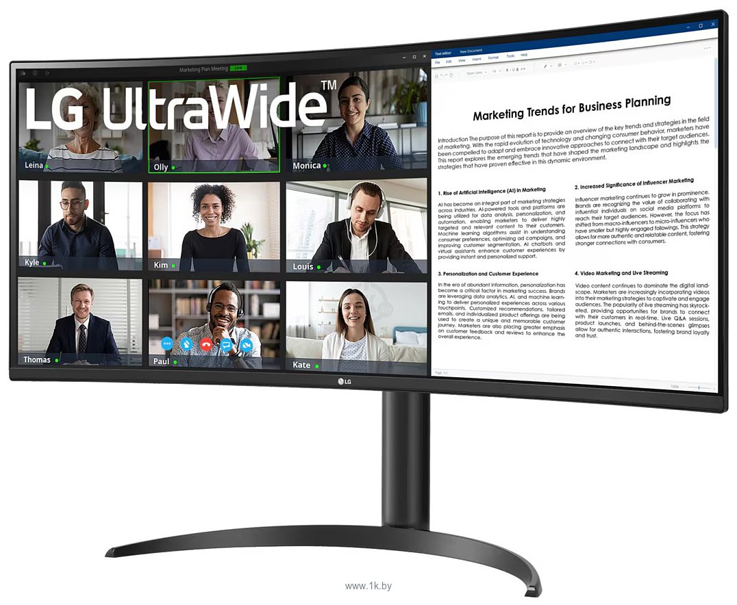 Фотографии LG UltraWide 34WR55QK-B
