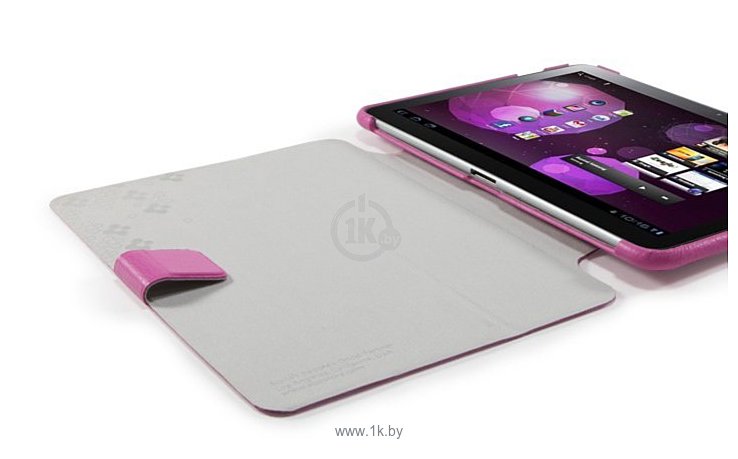 Фотографии SGP Samsung Galaxy Tab 10.1 Stehen Sherbet Pink (SGP08075)