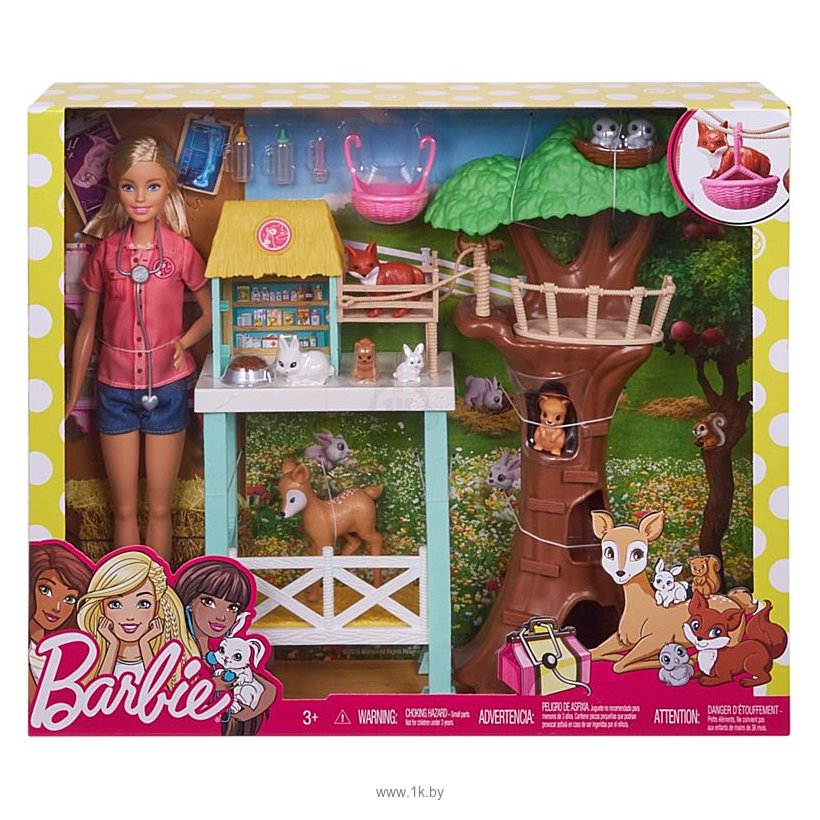 Фотографии Barbie Animal Rescuer Doll & Playset FCP78