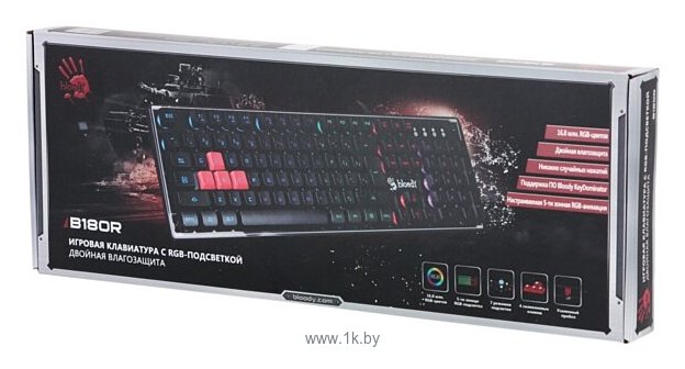 Фотографии A4Tech B180R Multimedia Gamer LED black USB