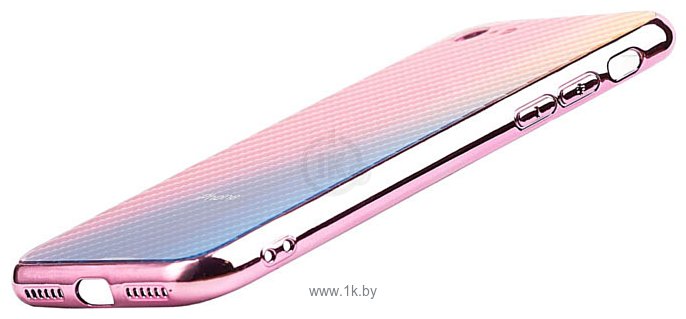Фотографии EXPERTS Aurora Glass для Apple iPhone 7 Plus 5,5" с LOGO (розовый)
