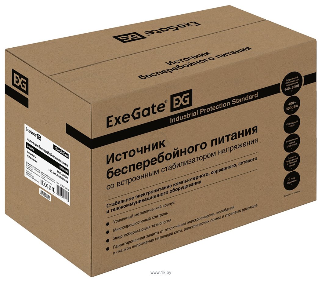Фотографии ExeGate SpecialPro UNB-800.LED.AVR.4C13.RJ.USB EX292774RUS