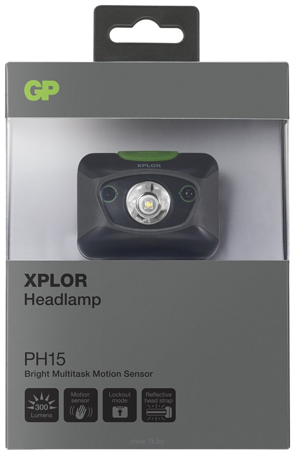 GP Xplor LED Headlamp with Motion Sensor PH15