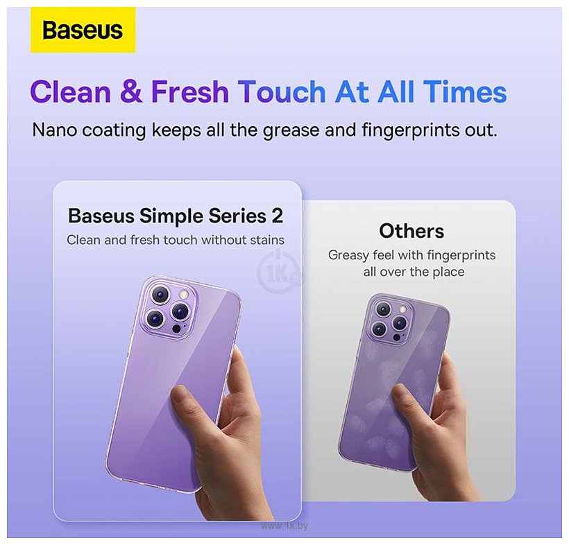 Фотографии Baseus Simple Series 2 Protective Case iPhone 14 Pro Max (прозрачный)