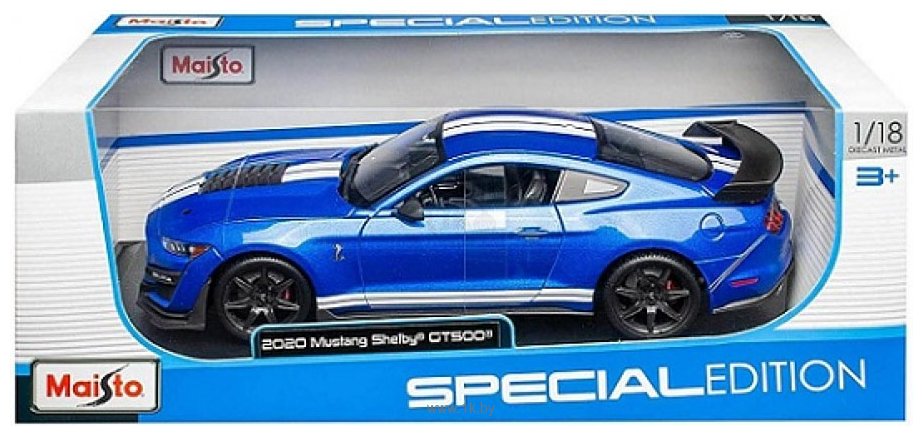Фотографии Maisto 2020 Ford Shelby GT500 31388 (синий)