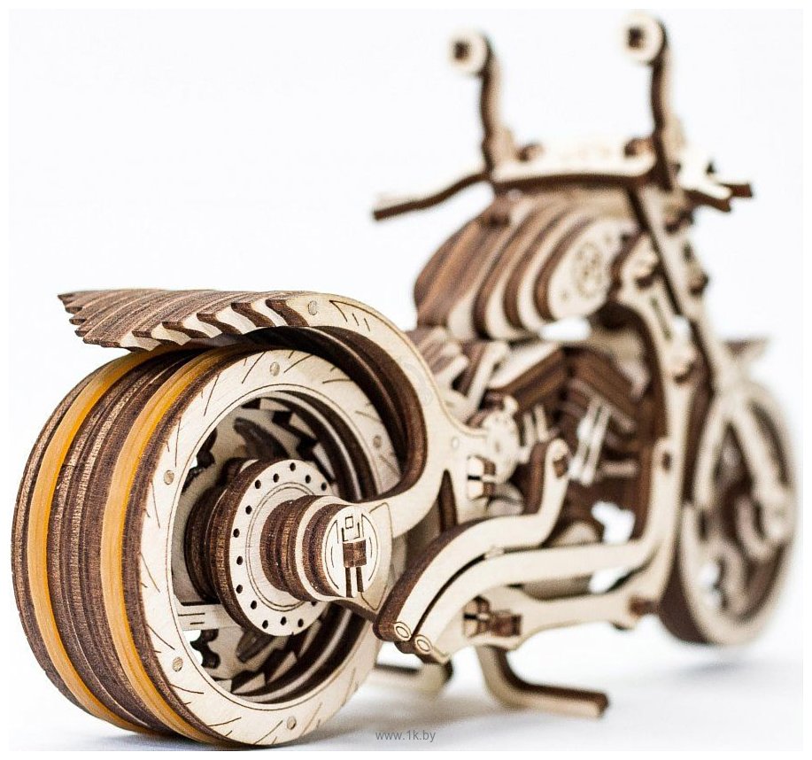 Фотографии Eco-Wood-Art 3D Мотоцикл Cruiser Ecr