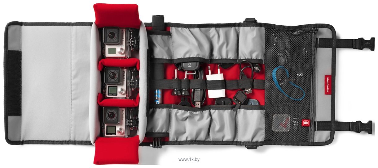Фотографии Manfrotto Off road Stunt action cameras organizer [MB OR-ACT-RO]