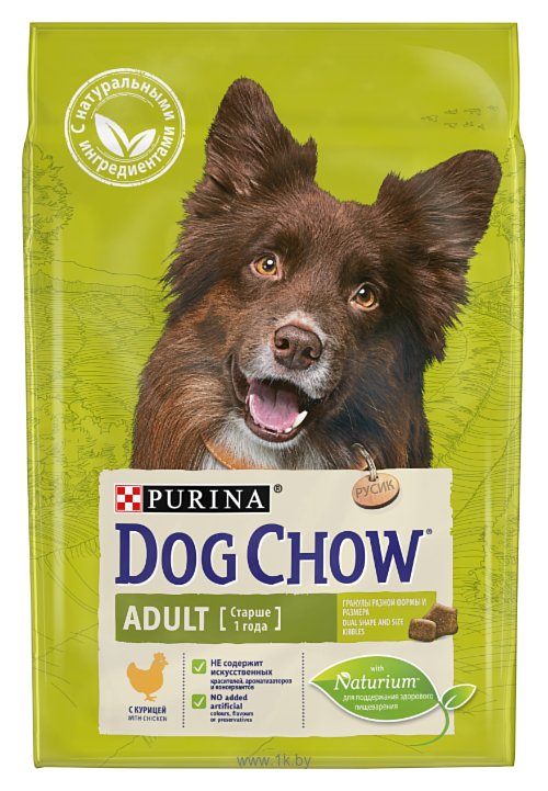 Фотографии DOG CHOW Adult с курицей для взрослых собак (2.5 кг)