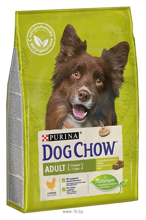 Фотографии DOG CHOW Adult с курицей для взрослых собак (2.5 кг)