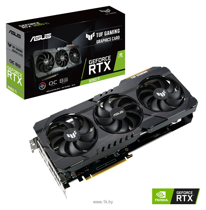Фотографии ASUS TUF Gaming GeForce RTX 3060 Ti OC 8GB (TUF-RTX3060TI-O8G-GAMING)