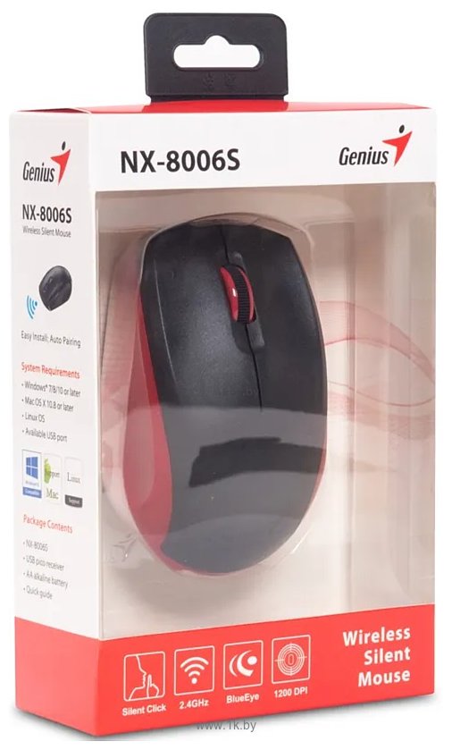 Фотографии Genius NX-8006S black/red