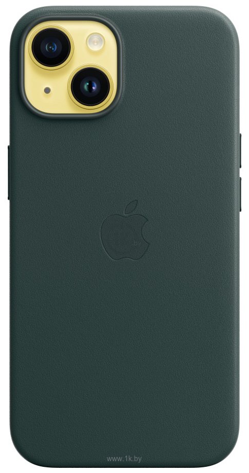 Фотографии Apple MagSafe Leather Case для iPhone 14 (зеленый лес)