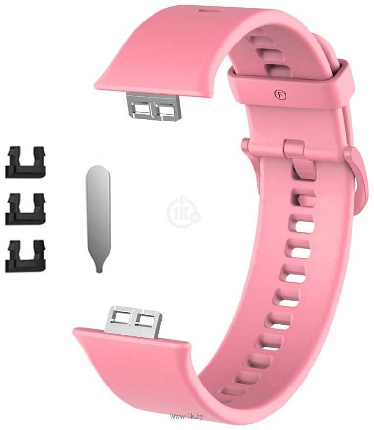 Фотографии Rumi силиконовый для Huawei Watch FIT, Watch FIT Elegant (розовый)