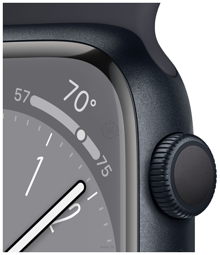 Фотографии Apple Watch Series 8 45 мм (алюминиевый корпус, спортивный силиконовый ремешок)