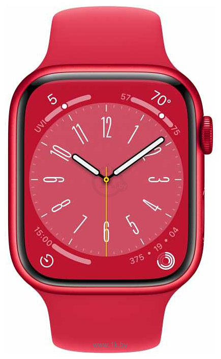 Фотографии Apple Watch Series 8 45 мм (алюминиевый корпус, спортивный силиконовый ремешок)