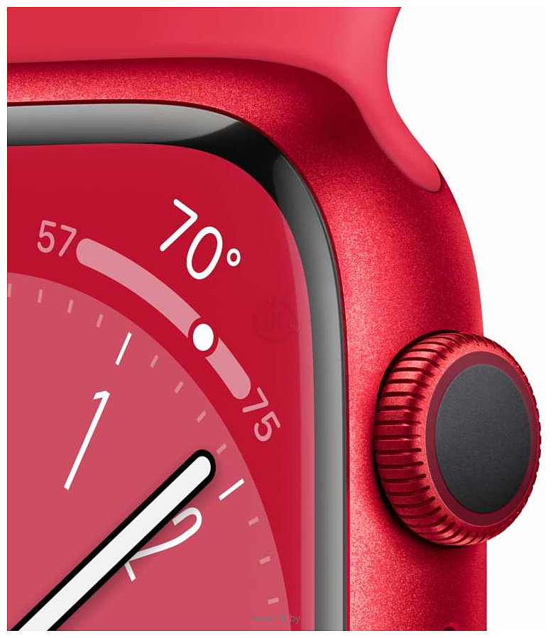 Фотографии Apple Watch Series 8 45 мм (алюминиевый корпус, спортивный силиконовый ремешок)