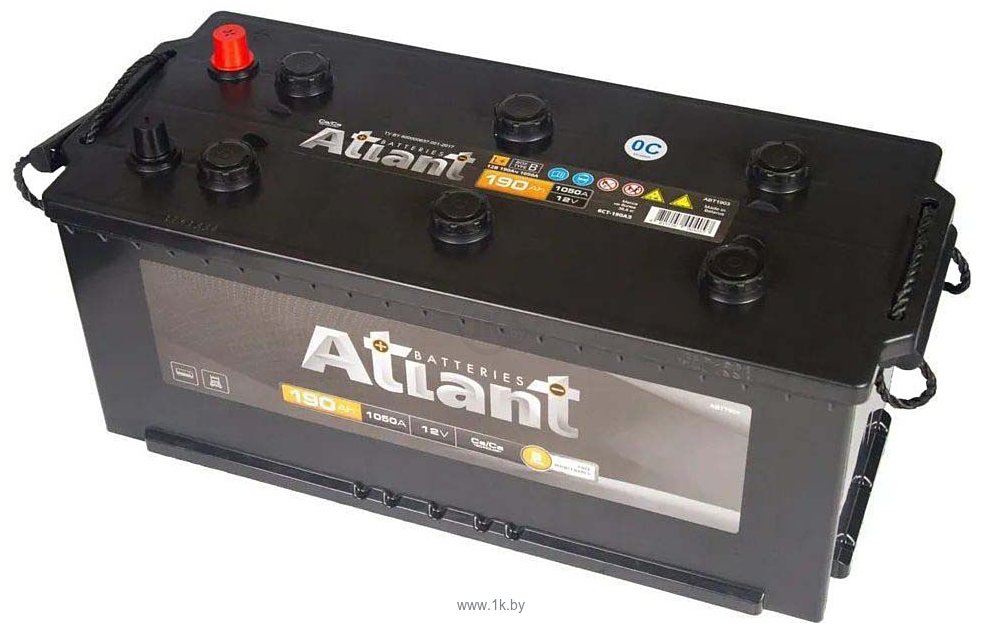 Фотографии Atlant Black RT+ под болт (190Ah)