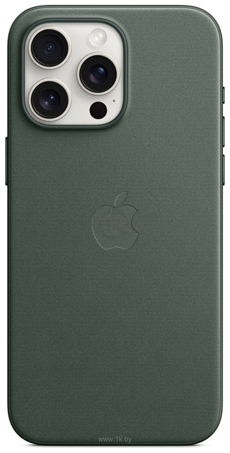 Фотографии Apple MagSafe FineWoven Case для iPhone 15 Pro Max (зеленый)