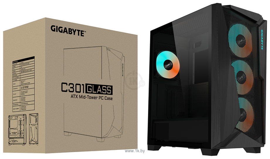 Фотографии Gigabyte C301 Glass (черный)