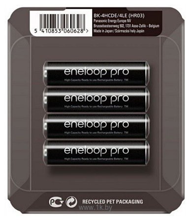 Фотографии Panasonic Eneloop Pro AAA 930 mAh 4BP (BK-4HCDE/4LE)