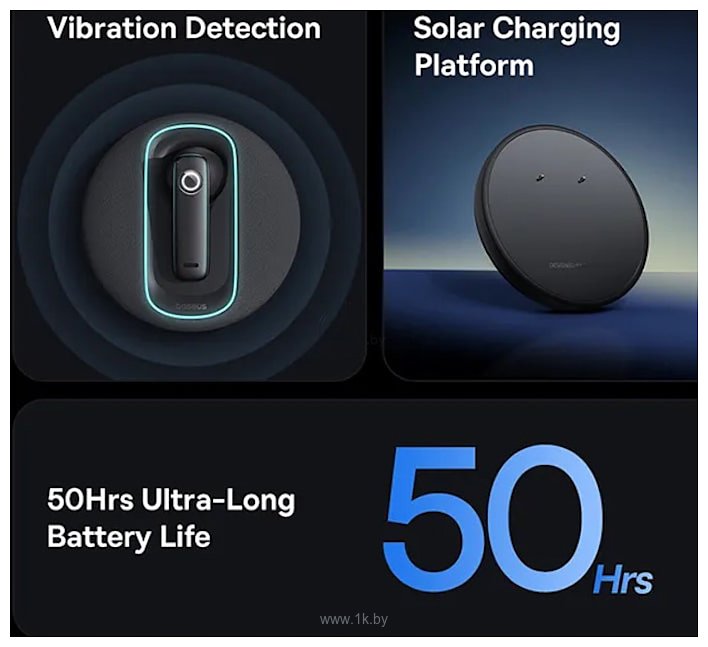 Фотографии Baseus C-Mic CM10 Smart Unilateral Wireless Earphone for Car (черный)
