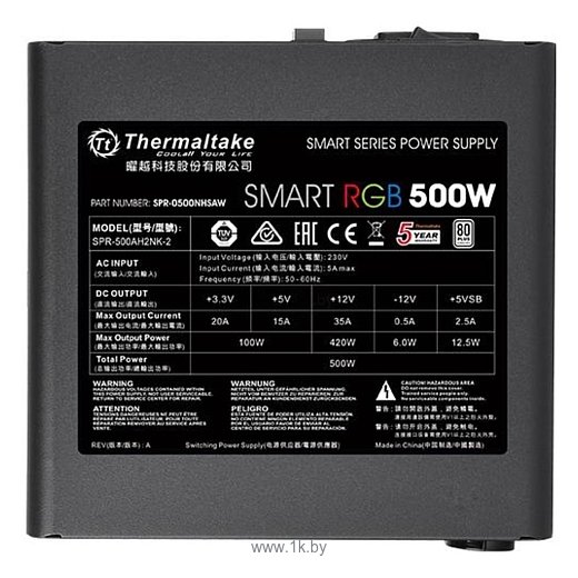 Фотографии Thermaltake Smart RGB 500W (230V)