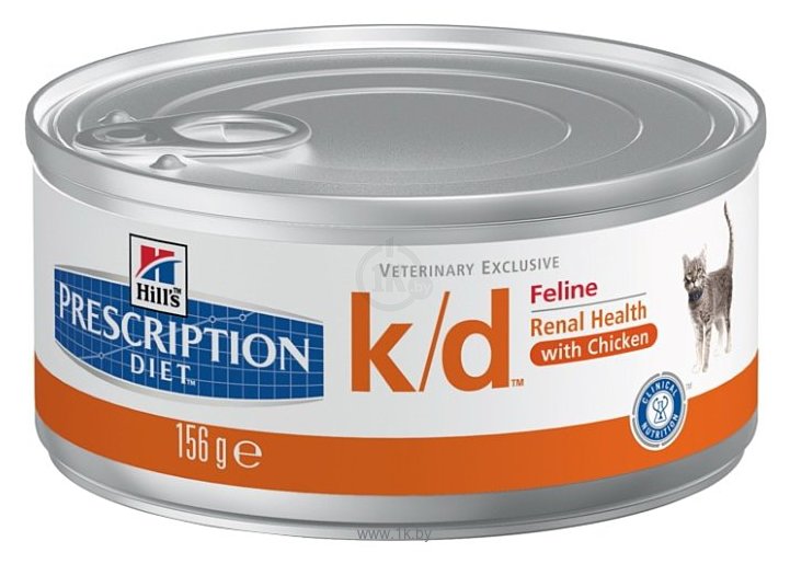 Фотографии Hill's (0.156 кг) 12 шт. Prescription Diet K/D Feline Minced with Chicken canned