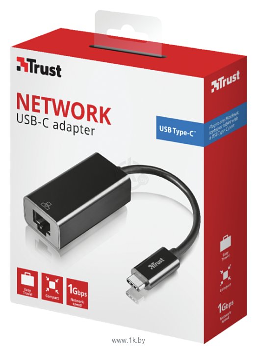 Фотографии Trust USB-C to Ethernet Adapter