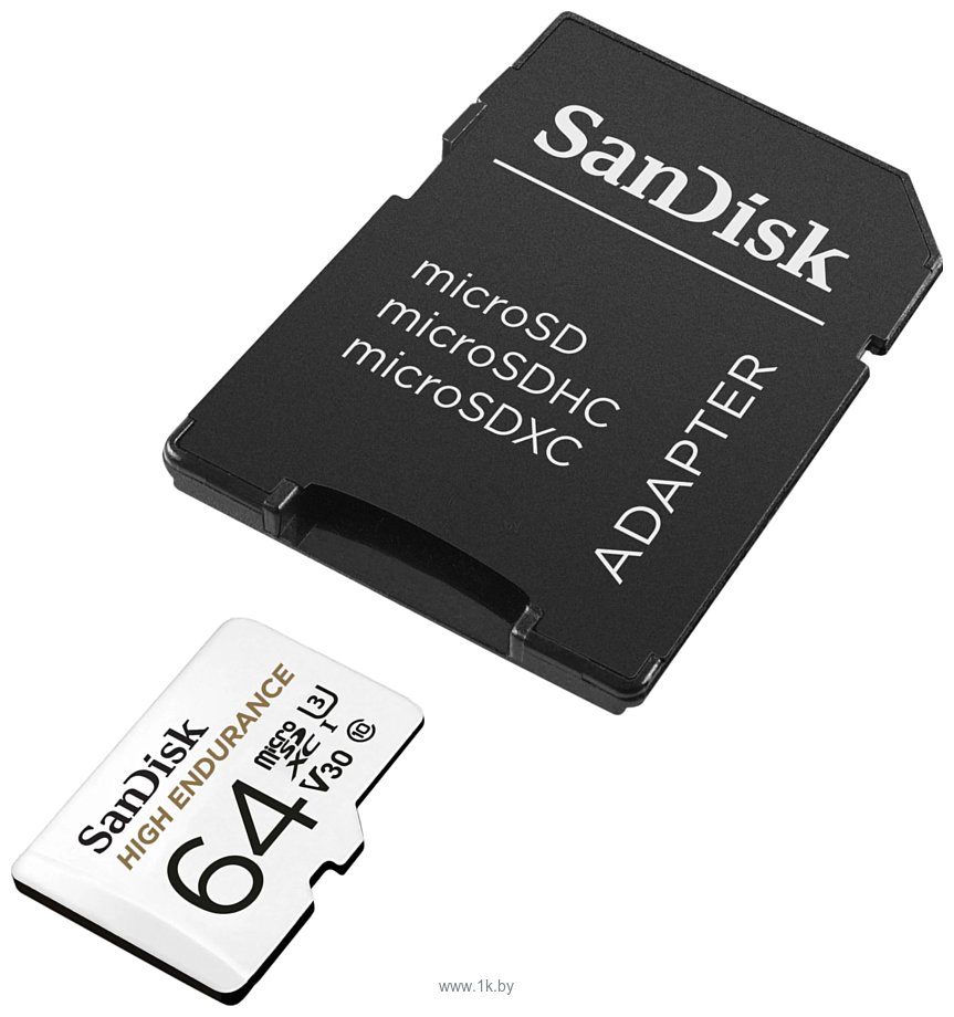 Фотографии SanDisk High Endurance microSDXC SDSQQNR-064G-GN6IA 64GB + SD adapter