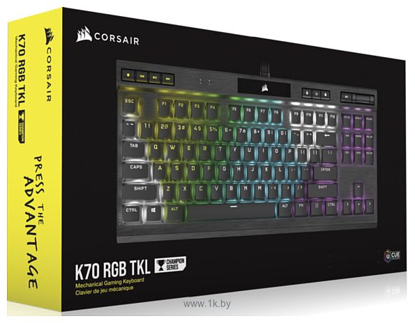 Фотографии Corsair K70 RGB TKL Cherry MX Red (без кириллицы)