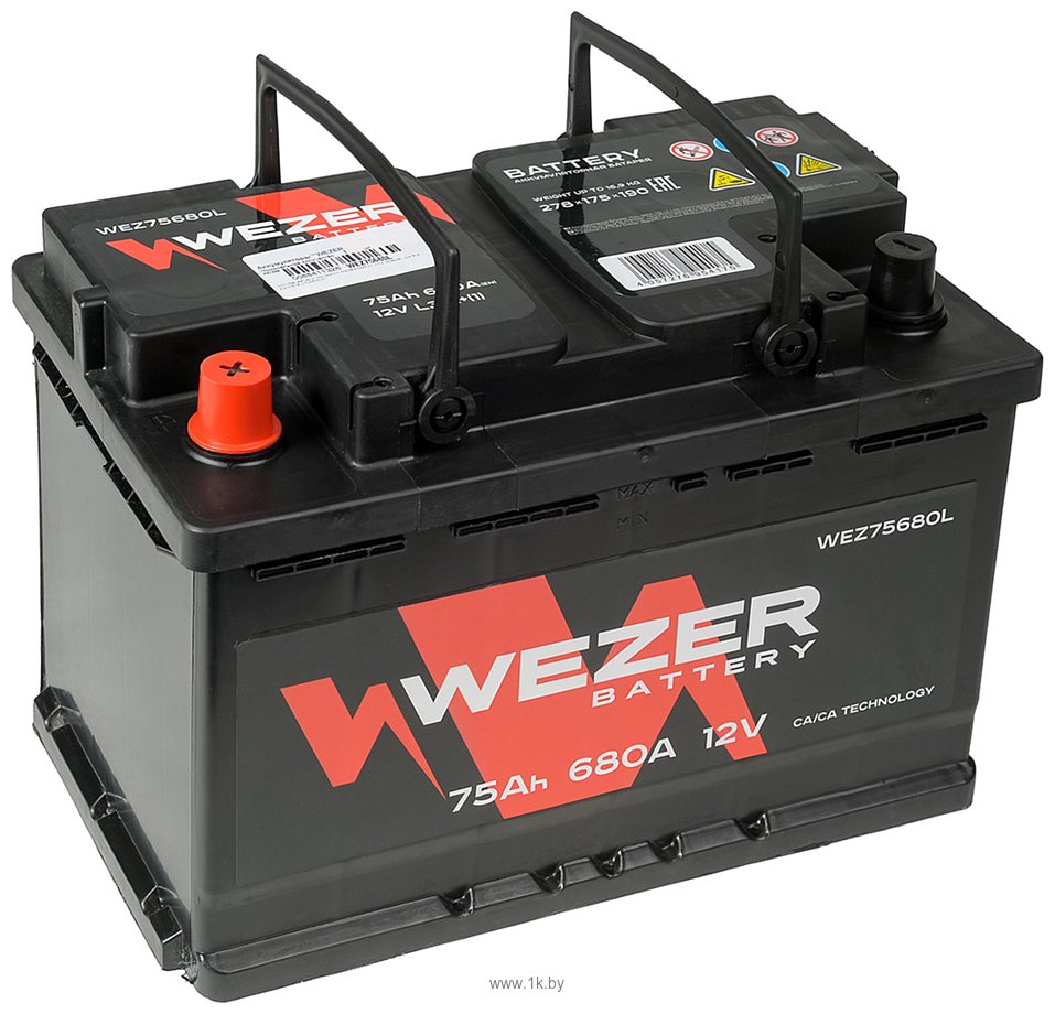 Фотографии Wezer WEZ75680L (75Ah)