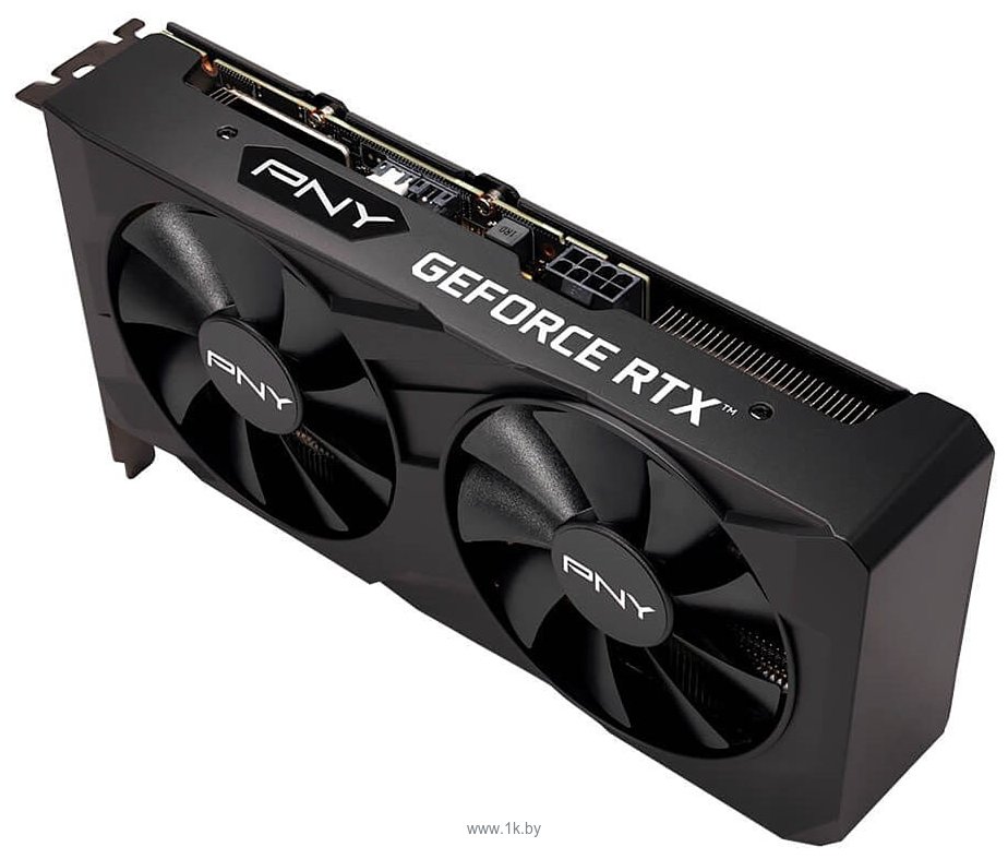 Фотографии PNY GeForce RTX 3050 8GB Verto Dual Fan Edition (VCG30508DFBPB1)