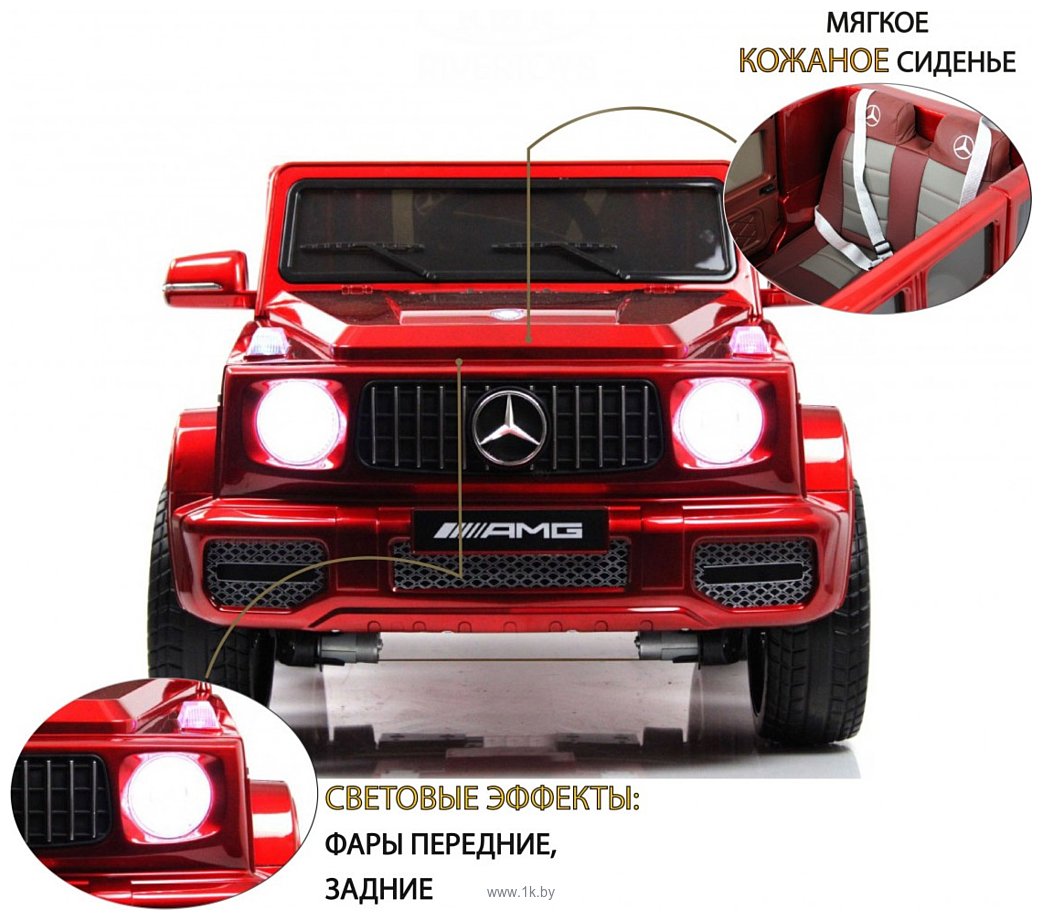 Фотографии RiverToys Mercedes-Benz G65 E111EE (красный глянец)