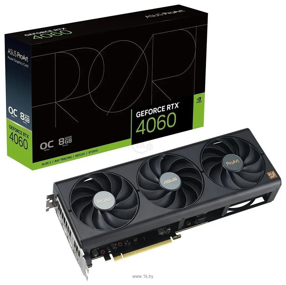 Фотографии ASUS ProArt GeForce RTX 4060 OC Edition 8GB GDDR6 (PROART-RTX4060-O8G)