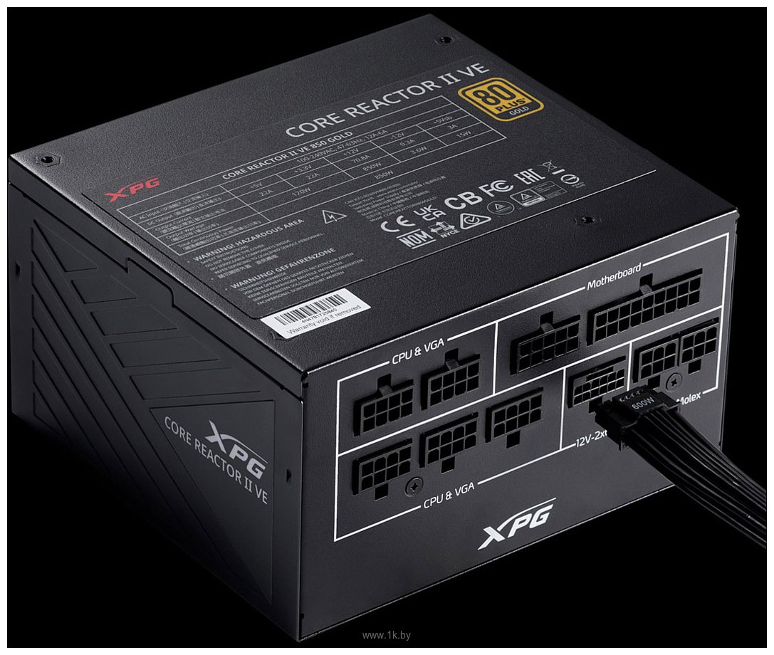 Фотографии ADATA XPG Core Reactor II VE 650W COREREACTORIIVE650G-BKCEU