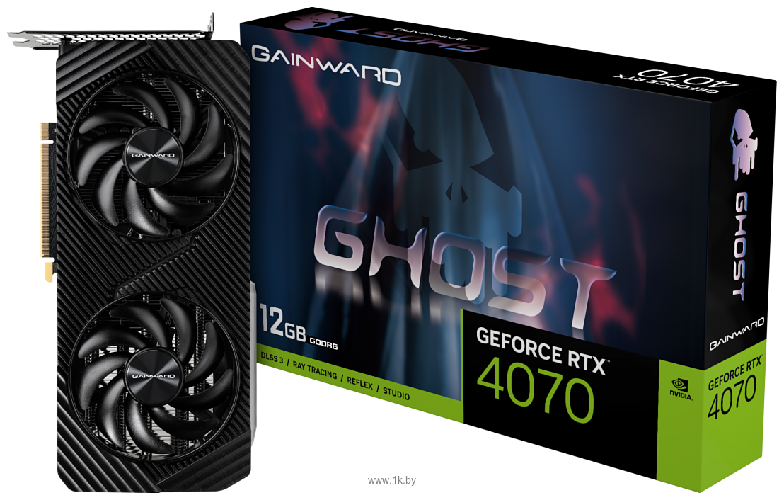 Фотографии Gainward GeForce RTX 4070 Ghost (NE64070019K9-1048B)