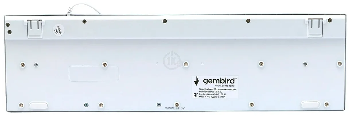 Фотографии Gembird KB-250L-W