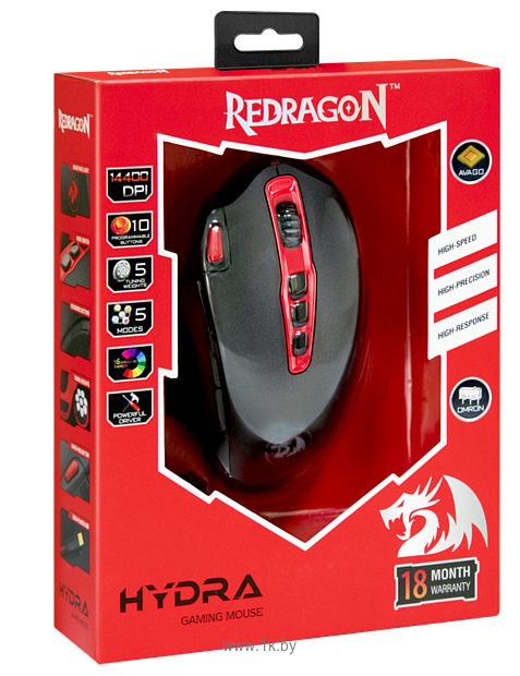 Фотографии Redragon Hydra black USB