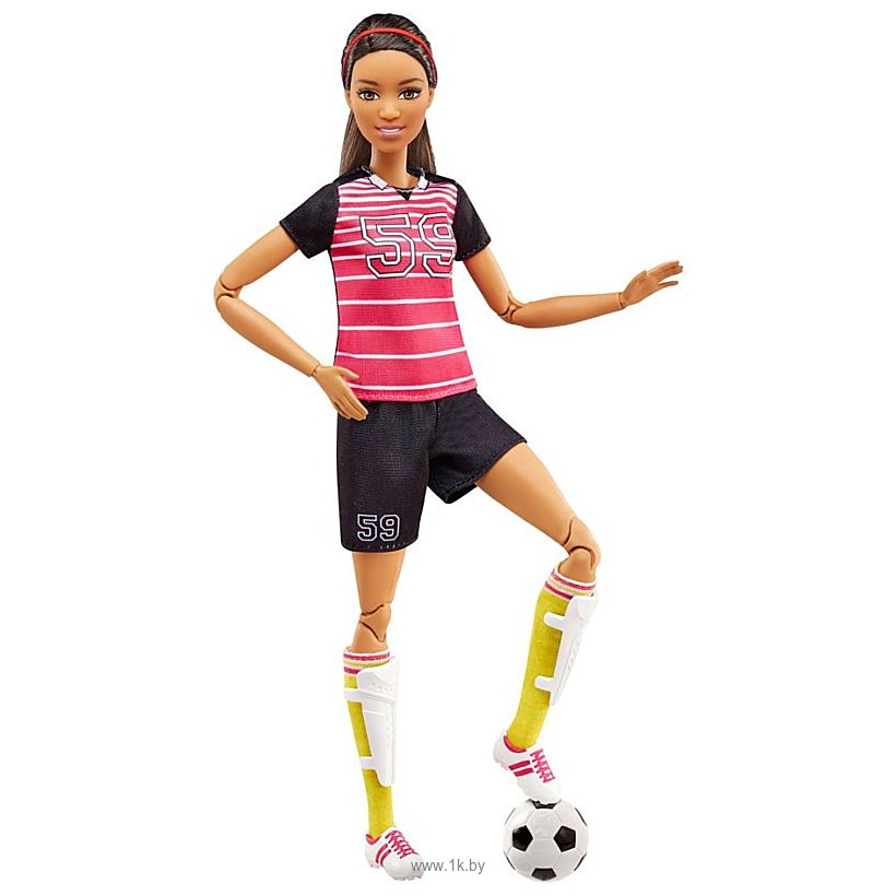 Фотографии Barbie Made To Move Doll - Soccer Player (FCX82)