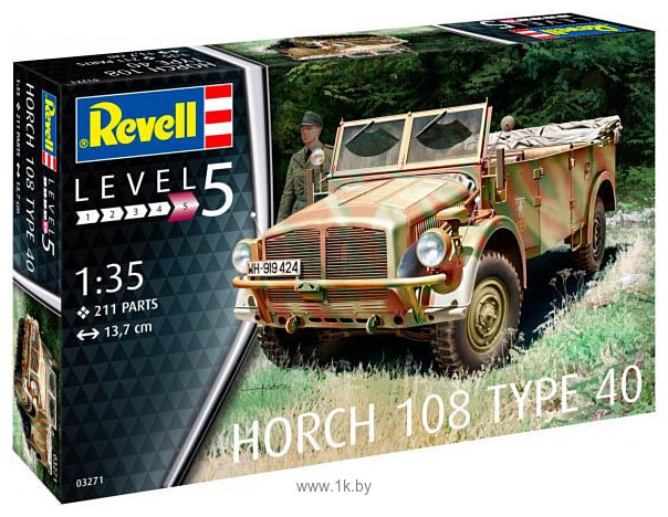 Фотографии Revell Военный внедорожник Horch 108 Type 40