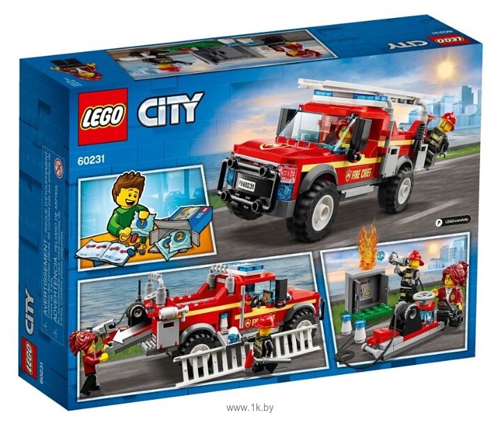 Фотографии LEGO City 60231 Грузовик начальника пожарной охраны