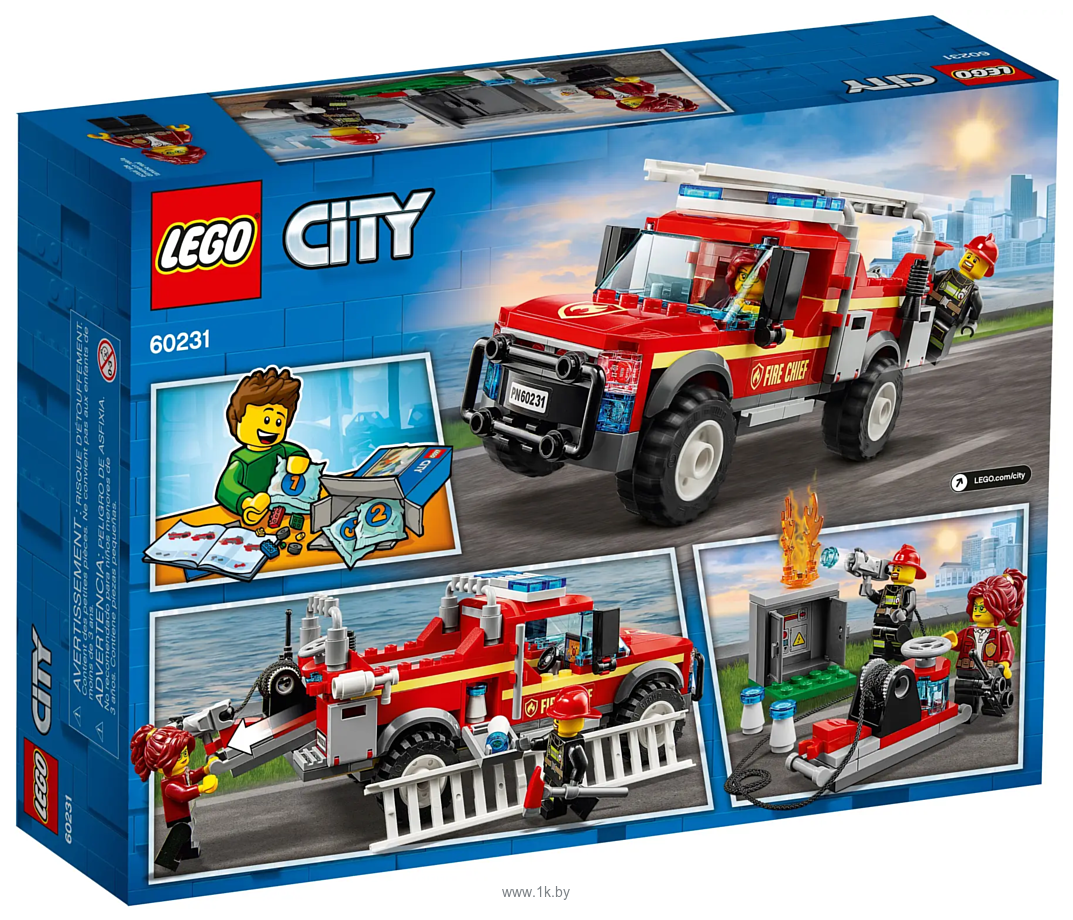 Фотографии LEGO City 60231 Грузовик начальника пожарной охраны