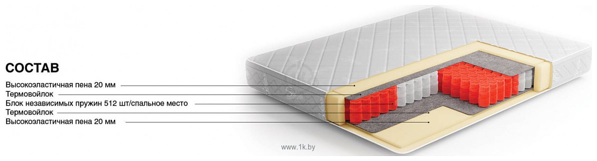 Фотографии Stolline Комфорт-Лига 160х190