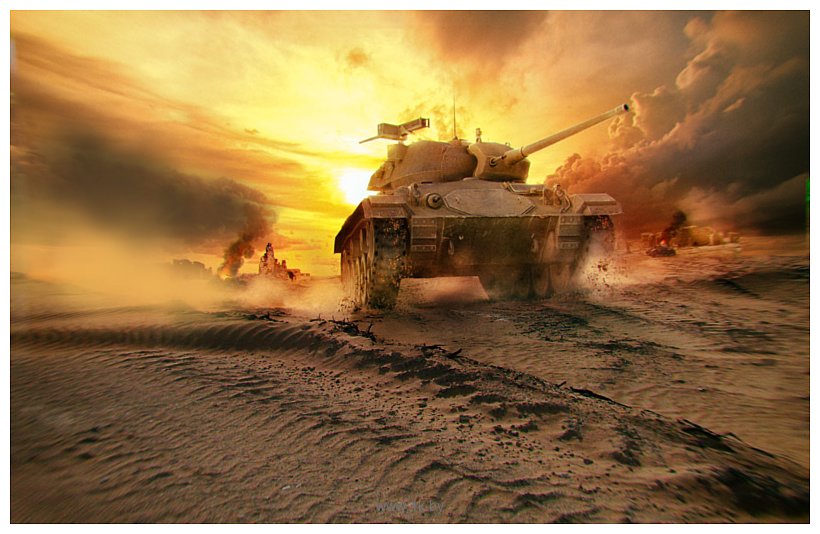 Фотографии Italeri 36504 World Of Tanks M24 Chaffee