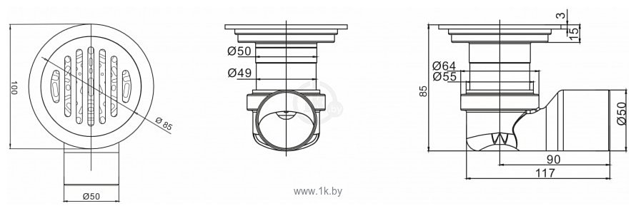 Фотографии Magdrain CC 01 Q50-GY(3.0)