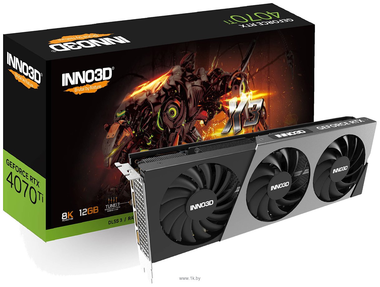 Фотографии INNO3D GeForce RTX 4070 Ti X3 (N407T3-126X-186148N)